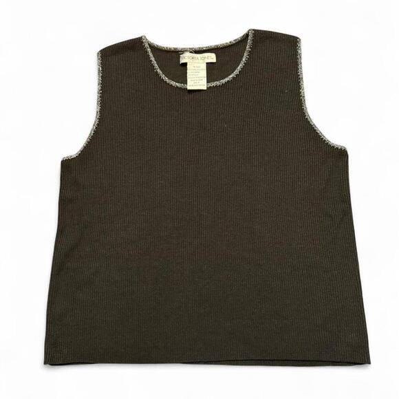 Tops - Beautiful vintage Victoria Jones beaded tank